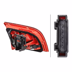 Fanale posteriore; HELLA; Dx Sezione interna LED, W16W, W21W 12 con lampadina; per AUDI; 4F9945094A, 4F9945094C, 4F9945094A, ...