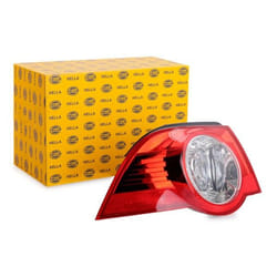 HELLA 2VA 009 246-091 Fanale posteriore Sx Sezione esterna LED 12 cristallino, Rosso con portalampada