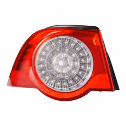 HELLA 2VA 009 246-091 Fanale posteriore Sx Sezione esterna LED 12 cristallino, Rosso con portalampada