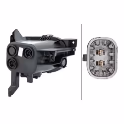 Fendinebbia; HELLA; Sx 12 con lampadina; per OPEL, VAUXHALL; 13261948, E1219135, 13261948, 1710358, 13261948