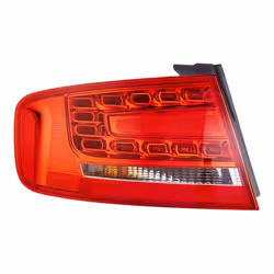 Fanale posteriore; HELLA; Sx Sezione esterna LED, P21W 12 Rosso con portalampada, senza lampadina; per AUDI; 8K5945095K, E123 ...