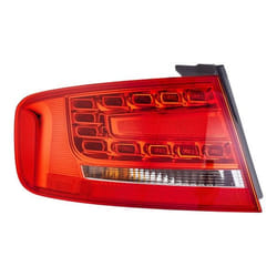 HELLA 2VA 010 085-091 Fanale posteriore Sx Sezione esterna LED, P21W 12 Rosso con portalampada, senza lampadina AUDI: A4 B8 Sedan