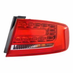 Fanale posteriore; HELLA; Dx Sezione esterna LED, P21W 12 Rosso con portalampada, senza lampadina; per AUDI; 8K5945096K, E123 ...