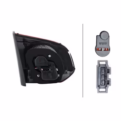 Fanale posteriore HELLA 2TZ 009 923-141 - Vista aggiuntiva 4