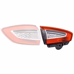 HELLA 9EL 354 997-071 Fanale posteriore Sx Sezione interna LED, H21W, P21W con lampadine senza portalampada FORD: MONDEO 4 Turnier - Vista aggiuntiva 6