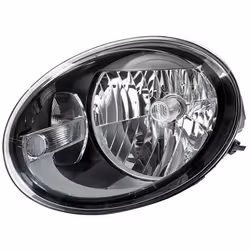 Fari; HELLA; Dx H4, W21/5W FF, Alogeno 12 per veicolo circolazione Sx; per VOLKSWAGEN, VW; E13203, E13204, 5C2941006