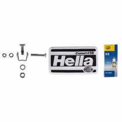 HELLA 1ND 005 700-441 Fendinebbia bianco rettangolare Sx, Dx con lampadine - Vista aggiuntiva 4
