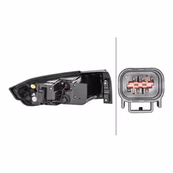 Fanale posteriore; HELLA; Dx LED, W16W 12 con lampadina, con portalampada; per LAND ROVER; LR072648, LR116195