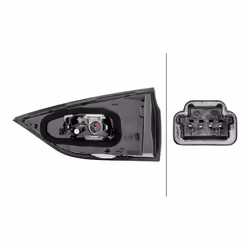 HELLA 2TZ 011 662-031 Fanale posteriore Sx Sezione interna LED, W16W 12, 24 con lampadina RENAULT: Espace 5