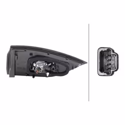 HELLA 2TZ 011 662-041 Fanale posteriore Dx Sezione interna LED, W16W 12, 24 con lampadina RENAULT: Espace 5