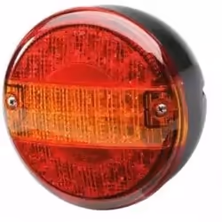 Luce posteriore; HELLA; Dx, Sx rosso/giallo PRO High Carbon; E413992, SP1050868