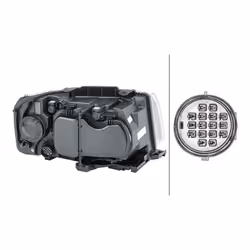 HELLA 1EJ 354 813-031 Fari Sx PY21W, HB3, LED Alogeno, LED 12 per veicolo circolazione Dx LAND ROVER: Freelander 2 SUV