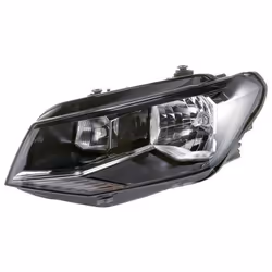 Fari; HELLA; Sx W21/5W, H21W, H4 Alogeno, FF 12 per veicolo circolazione Sx; per VOLKSWAGEN, DACIA, VW; E87565, E87566, 2K294 ...