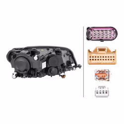 HELLA 1EL 012 286-211 Fari Sx W21/5W, D3S, LED Bi-Xeno, LED, DE 12 per veicolo circolazione Dx VOLKSWAGEN: CADDY 4 Kasten, CADDY 4 Kombi