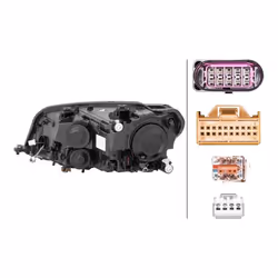HELLA 1EL 012 286-221 Fari Dx W21/5W, D3S, LED DE, LED, Bi-Xeno 12 per veicolo circolazione Dx VOLKSWAGEN: CADDY 4 Kasten, CADDY 4 Kombi