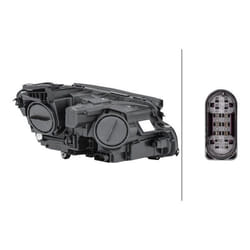 HELLA 1LG 012 076-071 Fari Sx PY21W, H7/H7 Alogeno per veicolo circolazione Sx