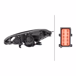 HELLA 1LF 011 830-041 Fari Dx PSY24W, W21/5W, H7/H7 FF, Alogeno 12 per veicolo circolazione Sx OPEL: Corsa E Hatchback