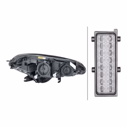 HELLA 1EF 011 830-091 Fari Sx PSY24W, LED, D5S, H11 LED, Bi-Xeno per veicolo circolazione Dx OPEL: Corsa E Hatchback