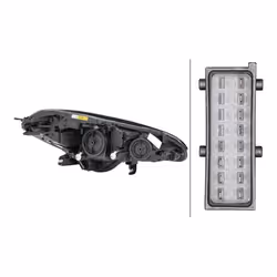 HELLA 1LF 011 830-111 Fari Sx D5S, PSY24W, LED, H11 Bi-Xeno, LED per veicolo circolazione Sx OPEL: Corsa E Hatchback