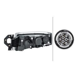 HELLA 1EL 011 171-281 Fari Dx H15, H7/H3, PY21W, W5W Alogeno, DE 24 per veicolo circolazione Dx