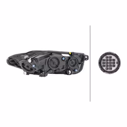 HELLA 1LH 011 811-131 Fari Sx H7, LED, PSY24W, H15 Alogeno, LED, FF per veicolo circolazione Sx JAGUAR: