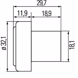 HELLA 2BM 340 825-321 Indicatore direzione supplementare