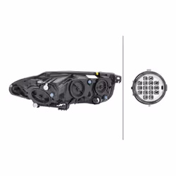 HELLA 1EH 011 811-111 Fari Sx H7, PSY24W, H15, LED FF, LED, Alogeno per veicolo circolazione Dx JAGUAR:
