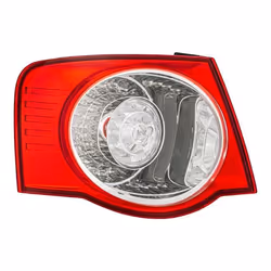 Fanale posteriore; HELLA; Sx Sezione esterna LED 12 con portalampada; per VOLKSWAGEN, VW; E11907, 1K5945095M