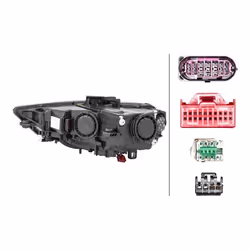 HELLA 1EL 010 740-321 Fari Dx D3S, LED, PSY24W Bi-Xeno, LED 12 per veicolo circolazione Dx AUDI: A3 Sportback, A3 Hatchback