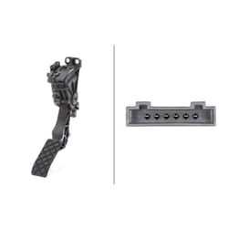 Sensore, posizione pedale acceleratore HELLA 6PV 008 495-711