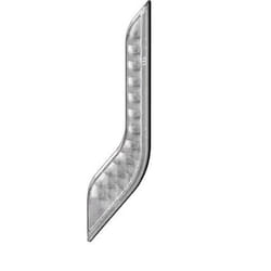 HELLA 2BA 013 334-041 Indicatore direzione LED 24, 12 cristallino anteriore Dx
