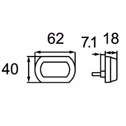 HELLA 2BM 013 336-001 Indicatore direzione supplementare