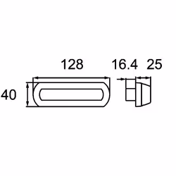 HELLA 2BM 013 337-011 Indicatore direzione supplementare