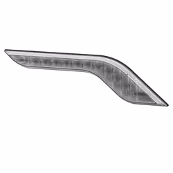 Lampada di emergenza; HELLA; LED LED 2 grigio AMP