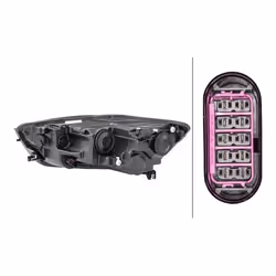HELLA 1LJ 011 149-041 Fari Dx H7, H15, PY21W, W5W Alogeno 12 per veicolo circolazione Sx AUDI: A6 C7 Avant, A6 C7 Sedan