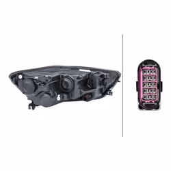 HELLA 1LJ 011 149-031 Fari Sx PY21W, H7, W5W, H15 Alogeno 12 per veicolo circolazione Sx AUDI: A6 C7 Avant, A6 C7 Sedan