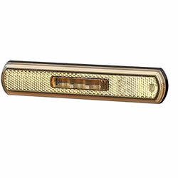 Luce laterale; HELLA; LED Sx, Dx 24, 12 Montaggio, esterno, avvitato; E249553