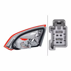 Fanale posteriore; HELLA; Sx Sezione interna LED, P21W, W16W 12 senza lampadine con portalampada; per FORD; 1868300, F1EB13A6 ...
