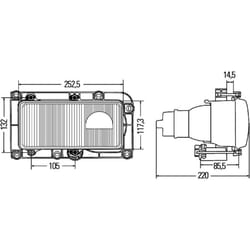 Fanali HELLA 1DL 007 872-071