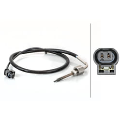 Sensore, temperatura gas di scarico HELLA 6PT014 494-741