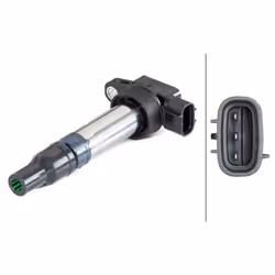 Bobina accensione: Bobina di accensione cavità candela. Indice: 5DA358 057-641. Numero del Produttore: 5DA 358 057-641. N° fo ...