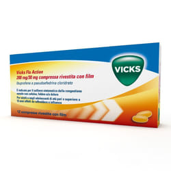 Vicks Flu Action 12 pz Compresse rivestite con film