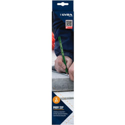 Lyra - 3485002 L4313101 331® - Matita ovale 30 cm, versione professionale, ideale per marcature in pietra/cemento, 12 pezzi
