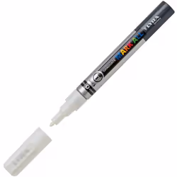 Lyra Graduate Mark All, Bianco, Punta a ogiva/sottile, Grigio, Bianco, Plastica, Fine, 1 mm