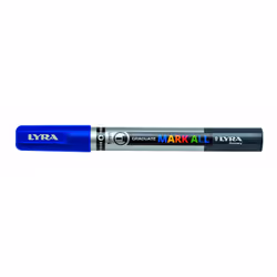 Lyra Graduate Mark All, Blu, Punta a ogiva/sottile, Blu, Grigio, Plastica, Fine, 1 mm