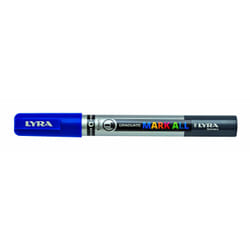 Lyra Graduate Mark All marcatore permanente Punta a ogiva/sottile Blu 6 pz