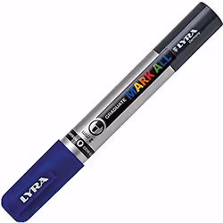Lyra Graduate Mark All, Blu, Tipo di punta, Blu, Argento, Plastica, Medio, 2 mm