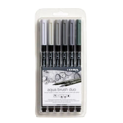Lyra Aqua Brush Duo marcatore Colori assortiti 6 pz