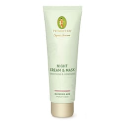 Crema e maschera da notte Primavera Organic Skincare Glowing Age 50 ml