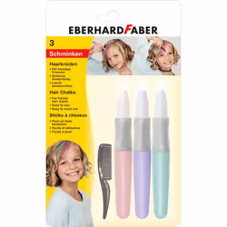 Eberhard Faber Hair Chalks Pastell, Gesso per capelli per bambini